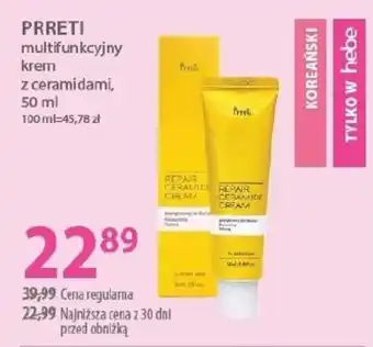 Hebe PRRETI multifunkcyjny krem z ceramidami oferta