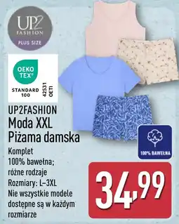 ALDI UP2FASHION Moda XXL Piżama damska oferta
