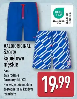 ALDI #ALDIORIGINAL Szorty kąpielowe męskie oferta