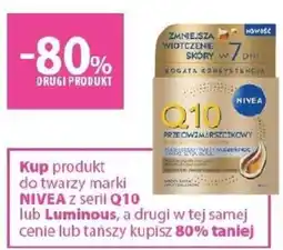 Hebe Nivea q10 lub luminous oferta