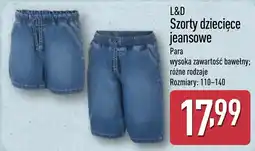 ALDI L&D Szorty dziecięce jeansowe oferta