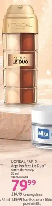 Hebe L'oréal paris age perfect le duo serum do twarzy oferta