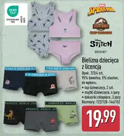 ALDI Bielizna dziecięca z licencją oferta