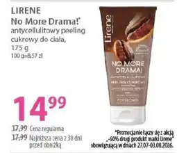 Hebe Lirene No More Drama! antycellulitowy peeling cukrowy do ciała oferta