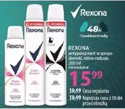 Hebe Rexona antyperspirant w sprayu damski oferta