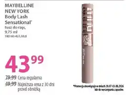 Hebe MAYBELLINE NEW YORK Body Lash Sensational* tusz do rzęs oferta