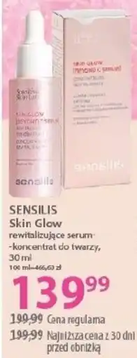 Hebe SENSILIS Skin Glow rewitalizujące serum oferta