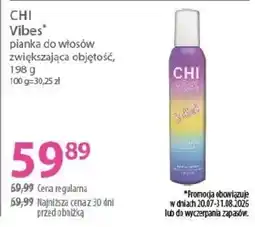 Hebe CHI Vibes piana do włosów zwiększająca objętość oferta
