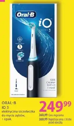 Hebe ORAL-B IO 3 elektryczna szczoteczka do mycia zębów oferta