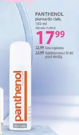 Hebe PANTHENOL pianka do ciała oferta