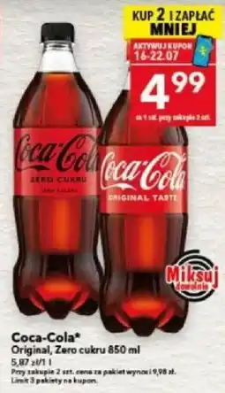Lewiatan Coca-Cola Original, Zero cukru oferta
