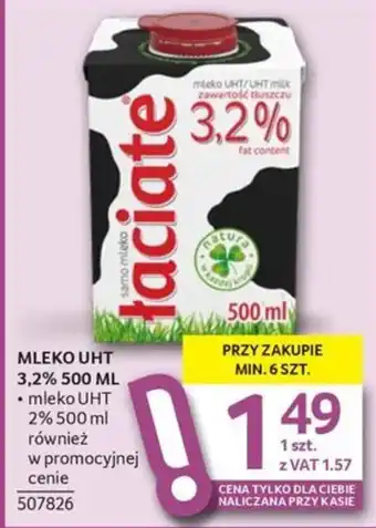 Selgros Mleko UHT Łaciate oferta