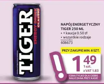 Selgros Napój energetyczny Tiger Classic oferta