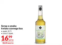 Makro Syrop o smaku kwiatu czarnego bzu oferta