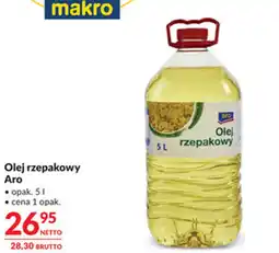 Makro Olej rzepakowy Aro oferta