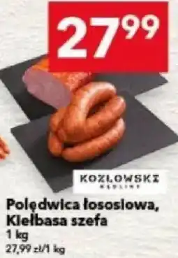 Lewiatan Kozłowski Wędline Polędwica łososowa, Kiełbasa szefa oferta