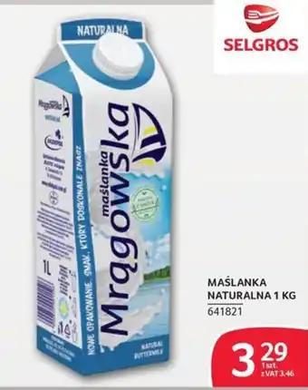 Selgros Maślanka Naturalna Mrągowska oferta