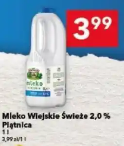 Lewiatan Mleko Wlejskie Świeże 2,0 % oferta