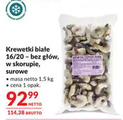 Makro Krewetki białe 16/20 - bez głów, w skorupie, surowe oferta