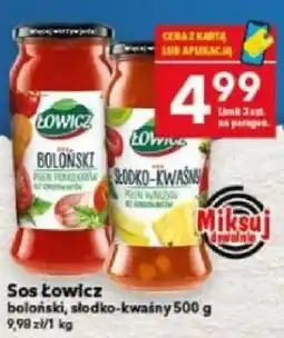 Lewiatan Sos Łowicz bolonski, słodko-kwaśny oferta