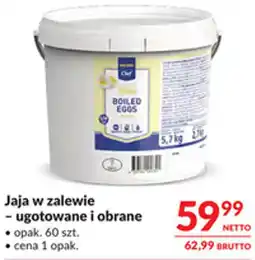 Makro Jaja w zalewie - ugotowane i obrane oferta