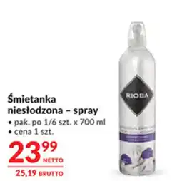 Makro Śmietanka niestłodzona - spray Rioba oferta