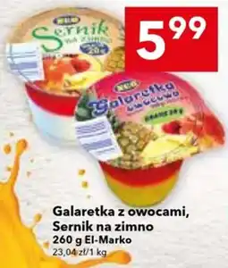 Lewiatan Galaretką z owocami, Sernik na zimno El-Marko oferta