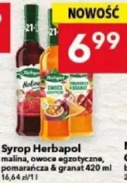 Lewiatan Syrop Herbapol malina, owoc egiptyczny, pomarańcza & granat oferta