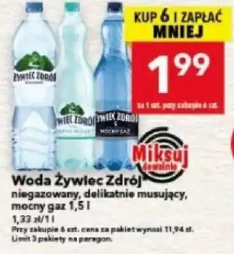 Lewiatan Woda Żywiec Zdrój oferta