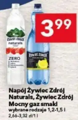 Lewiatan Napój Żywiec Zdrój Naturals, Żywiec Zdrój Mocny gaz smaki oferta