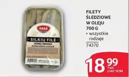Selgros Filety Śledziowe w Oleju oferta