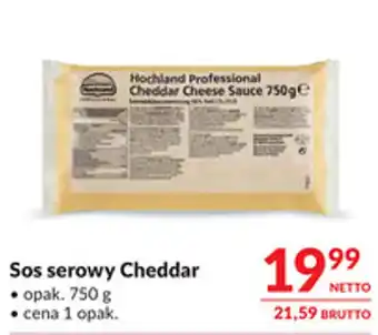 Makro Sos serowy Cheddar oferta
