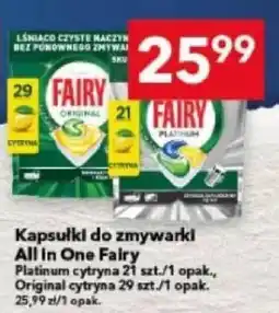 Lewiatan Kapsułki do zmywarki All in One Fairy oferta