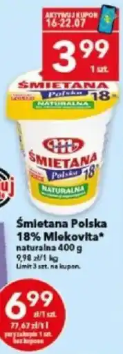 Lewiatan Śmietana Polska Mlekovita naturalna oferta