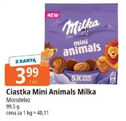 E.Leclerc Ciastka Mini Animals Milka oferta