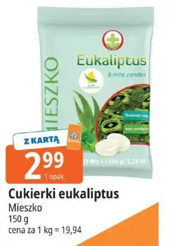 Cukierki eukaliptus Mieszko