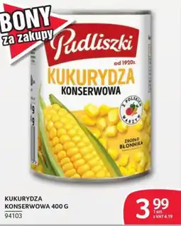 Selgros Pudliszki Kukurydza Konserwowa oferta
