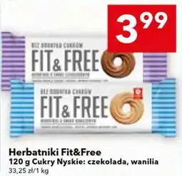 Lewiatan Herbatniki Fit&Free oferta