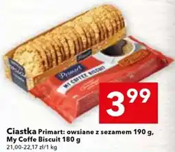 Lewiatan Ciastka Primart: owsiane z sezamem oferta