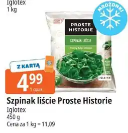 E.Leclerc Szpinak liście Proste Historie oferta