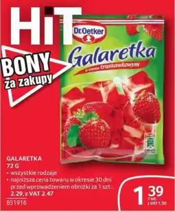Selgros Galaretka o smaku truskawkowym oferta
