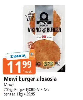E.Leclerc Mowi burger z łososia oferta