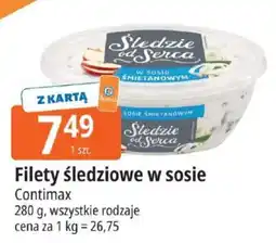 E.Leclerc Filety śledziowe w sosie Contimax oferta