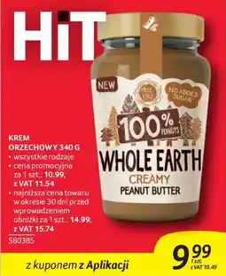 Selgros KREM ORZECHOWY WHOLE EARTH oferta