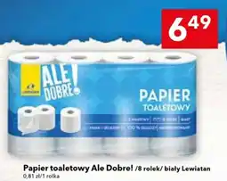 Lewiatan Papier toaletowy Ale Dobre! / 8 rolek / biały Lewiatan oferta
