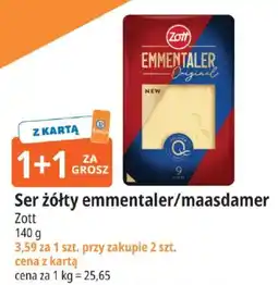 E.Leclerc Ser żółty emmentaler/maasdamer Zott oferta
