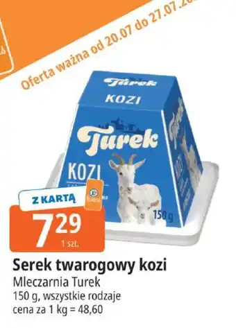 E.Leclerc Serek twarogowy kozi Mleczarnia Turek oferta