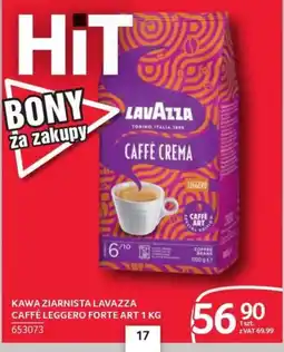 Selgros Kawa Ziarnista Lavazza Caffé Leggero Forte Art oferta