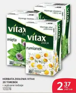 Selgros Herbata Ziołowa Vitax oferta