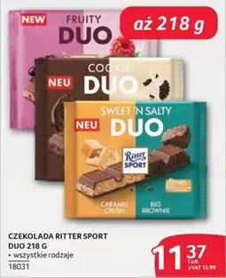 Selgros Czekolada Ritter Sport Duo oferta